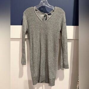 American Eagle Outfitters Gray Long Sleeve Mini Dress Size XXS EUC!